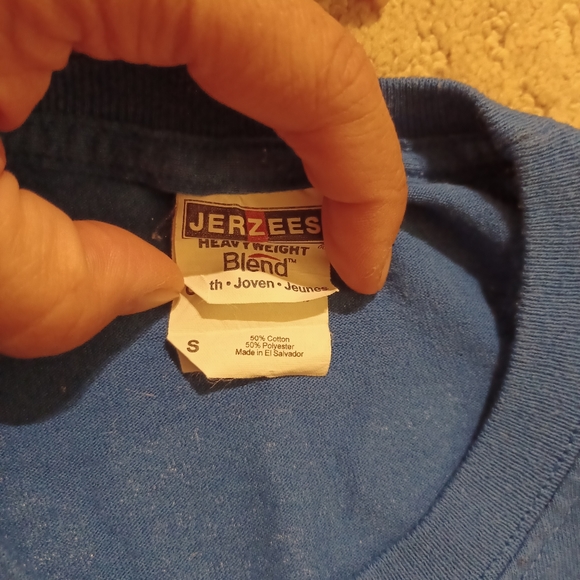 Kid's Junior EMS Tee - Blue (Small) - Picture 5 of 5